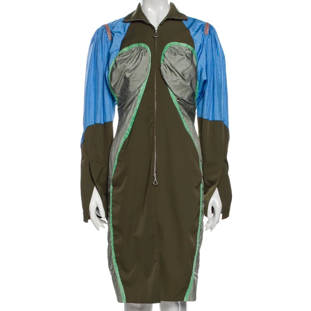 Kiko Kostadinov FW19 Zip Shirt Dress Jacket Sportswear Piece